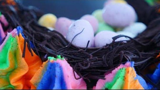 What's inside this Easter cake?