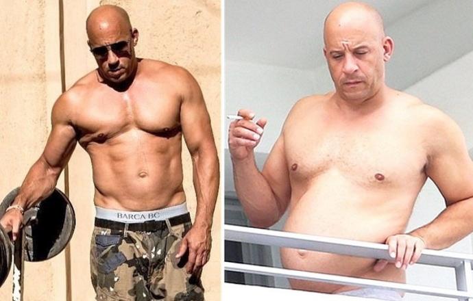 Sexy abs or a little extra to hold onto? You be the judge!