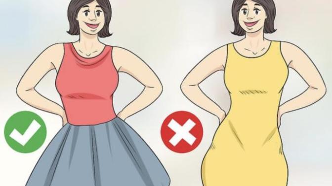 What dresses look good on women with hip dips?