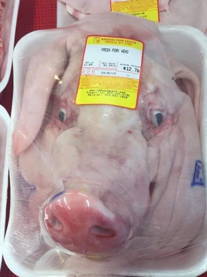 Would you eat an animal head?