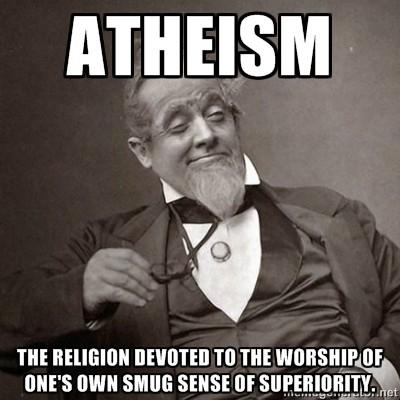 What's your opinion on atheism?