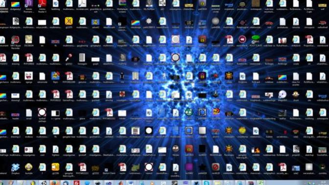 How Many Desktop Icons Appear on Your Main Screen (exclude the automatic bottom strip) ?