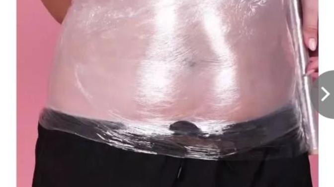 Is it considered fat shaming to advise women to wrap their stomachs in cling wrap before putting on a dress?