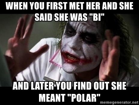 Will you date someone who has bipolar disorder? Why/why not?