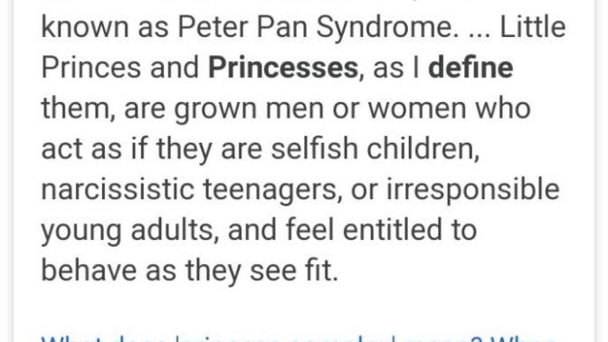 Is having a princess complex bad?