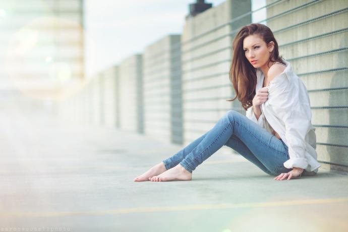 Even though your legs are smooth, long jean pants all day, if that's your style...