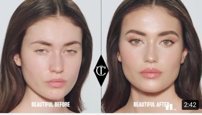 Do naturally pretty girls need less makeup?