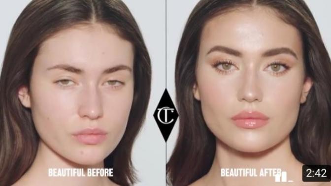 Do naturally pretty girls need less makeup?