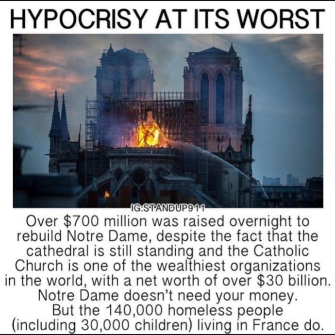 How About Selling Your Church Building and Meeting in Someone's Basement Instead, so that Money and All Collection Plate Money can go to Good Causes?