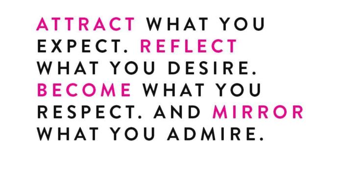 What would a mirror opposite of yourself be like?