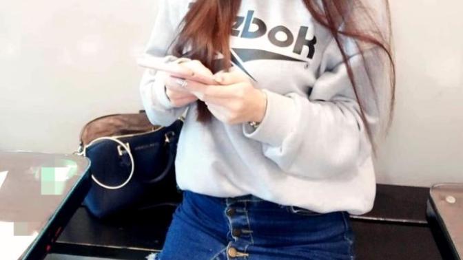 Is my skirt outfit eye catching?