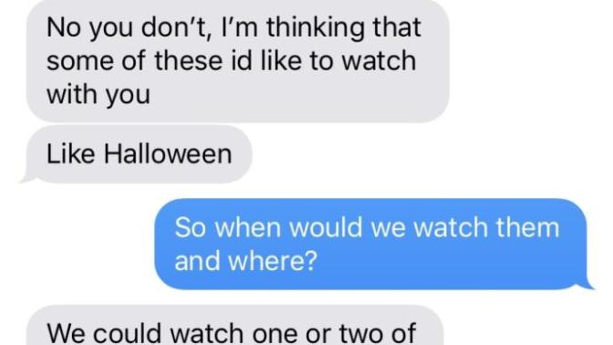 Is he trying to get me to have sex with him?