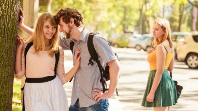 What makes a guy leave one girl for another?