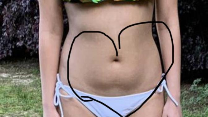 Are you okay with girls having a belly like this?