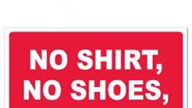 Are "No Shirt, No Shoes, No Service" rules discriminatory against nudists?