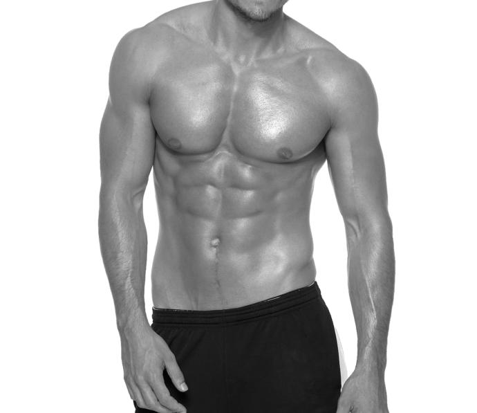 What amount of body fat looks most attractive on a man if he has an above average amount of muscle?