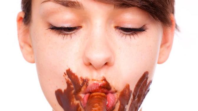 To get rid of food on your hands do you lick it off, use a napkin only or licking it off using a napkin after?