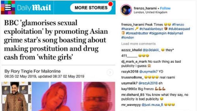 BBC Radio promotes RAP music about forcing ‘white girls’ on PROSTITUTION and DRUGS, do you think it's racist and misogynistic?