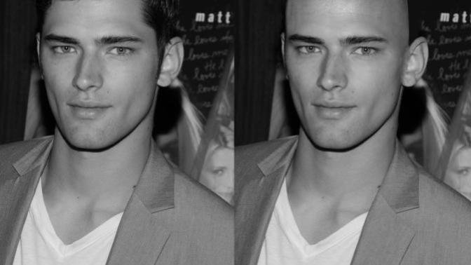 Do any of these male models pull off the bald look? What makes some people pull it off, but not others?