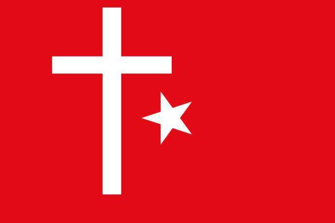 turkish flag if anatolia has stayed as Orthodox 