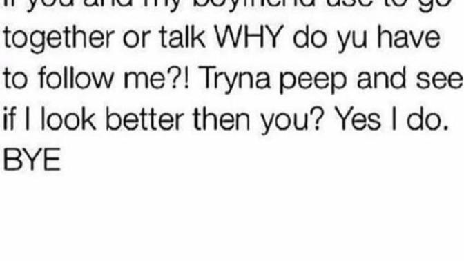 Why do my husband's ex hoes from before he met me follow me on Instagram and tried to add me on Facebook?