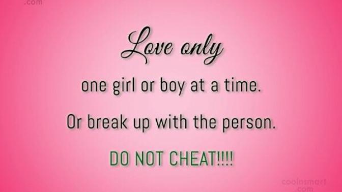 I cheated on the woman I loved?