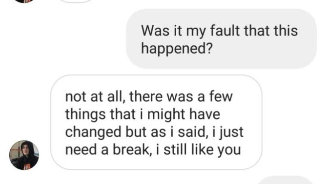 Are we back together or?