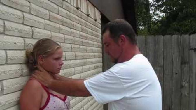 What % does a girl have in escaping from getting strangled/choked?