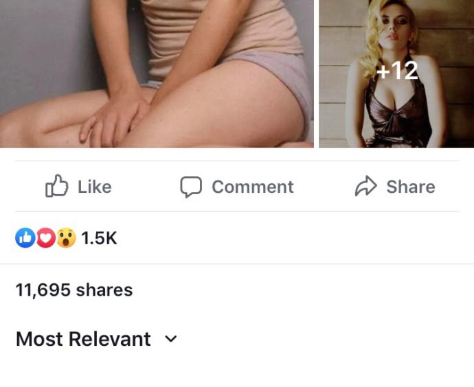 Why is everyone on Facebook going crazy over Scarlet Johansson? Did she really look that good in AEG? Do you think she’s hot?