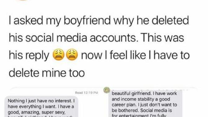 Would u leave GAG for your girlfriend 😂😂?