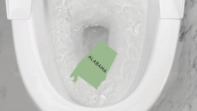 Is ALABAMA the TOILET of the UNITED STATES?