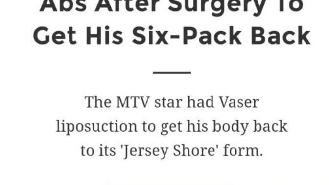 What do you think about people getting plastic surgery to get six pack abs?