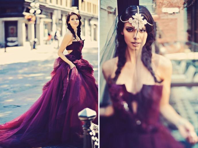 What do you think of non-white wedding dresses? Ladies, would you ever wear one?