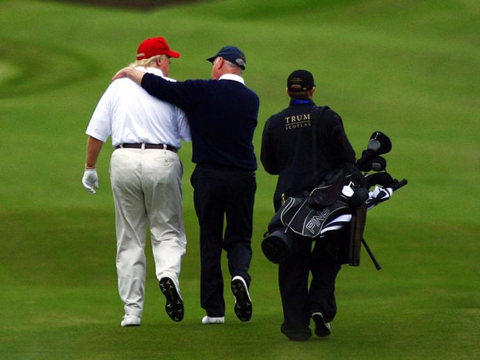 Breach in security: President Trump's golf scores were hacked! Who cares? Do you?
