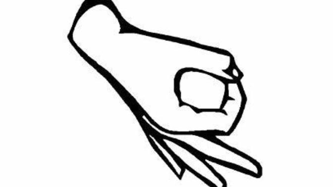 Guys, Would it be considered flirting if a guy want a girl to look at his hand (more like begs until she looks) in the circle game?