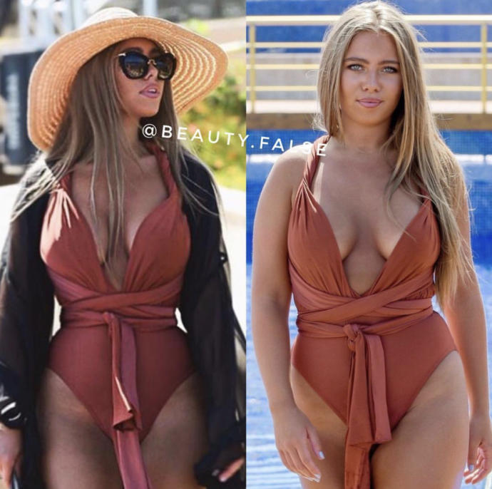 Bad angles or photoshop?