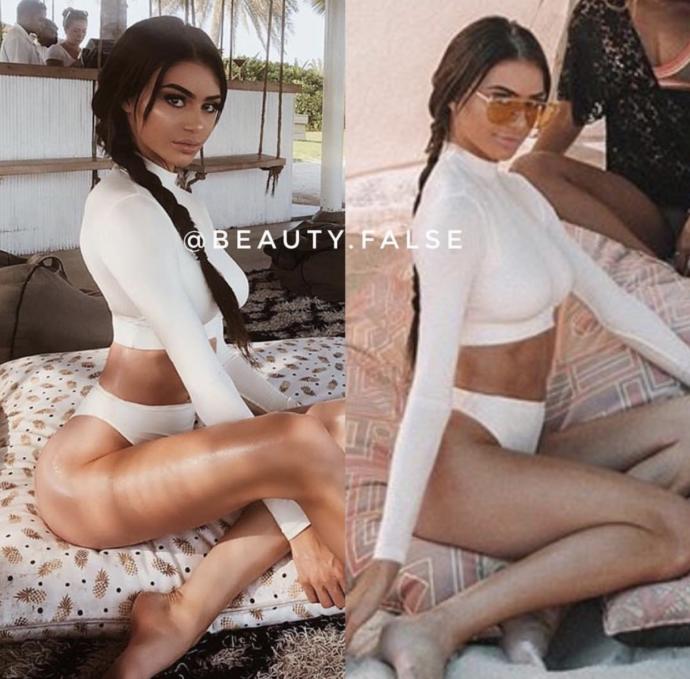Bad angles or photoshop?