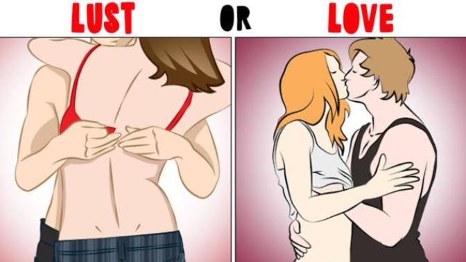 What's the difference between lust and love?