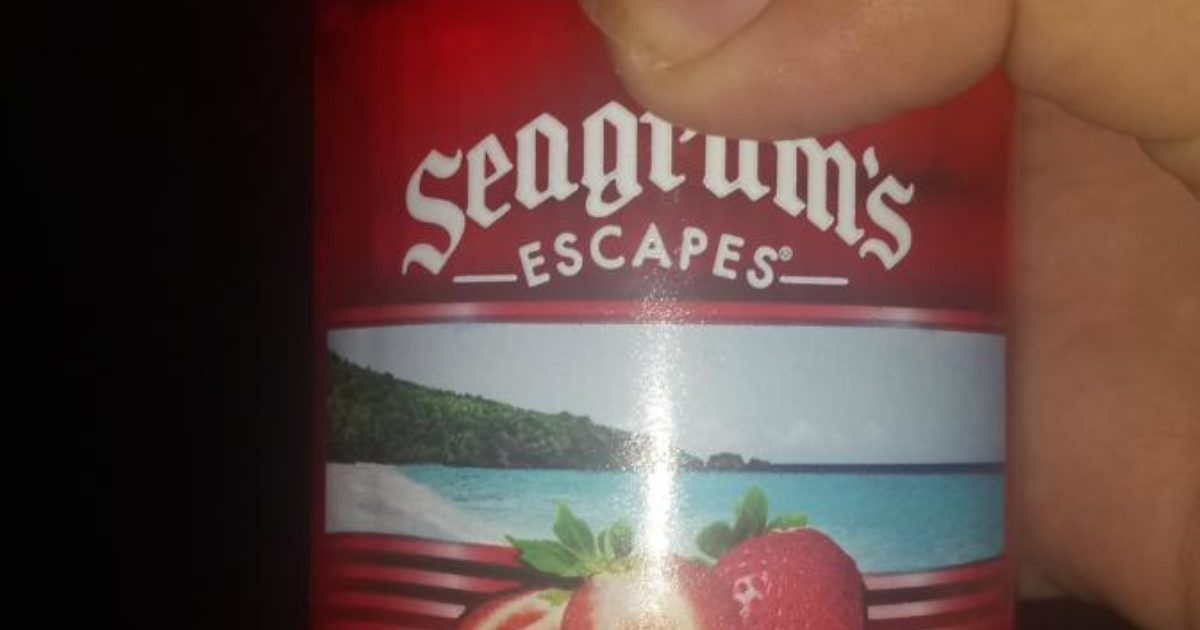Will Seagram's Escapes get me drunk if I've never drank before