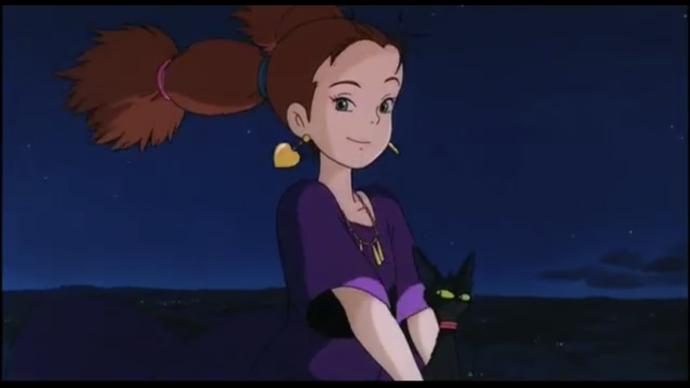 A Scene From Animation “Kiki’s Delivery Service”
