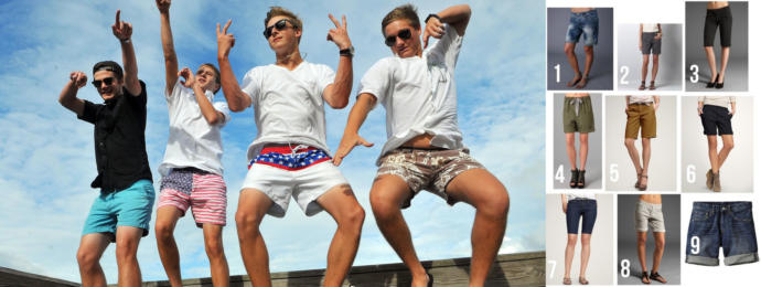 Would you say that these days men are looking for shorter shorts, while women are looking for longer shorts?
