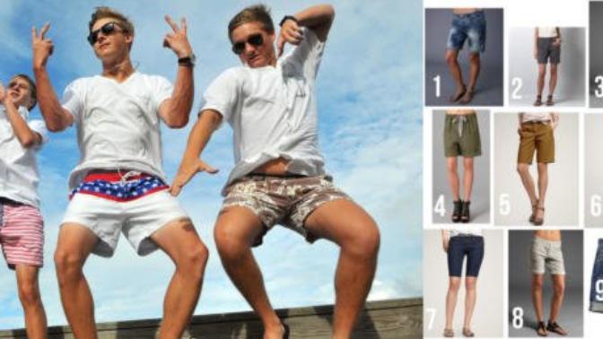 Would you say that these days men are looking for shorter shorts, while women are looking for longer shorts?
