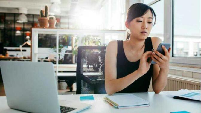 How often do you use your mobile phone at work?