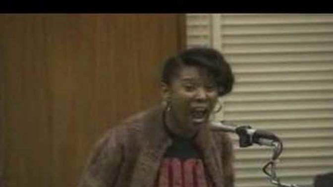 Was she right to be outraged in court like this?