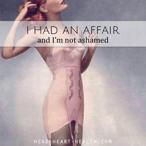 Did you ever have a secret affair and wish that you hadn't? Or, maybe you were ok with it?
