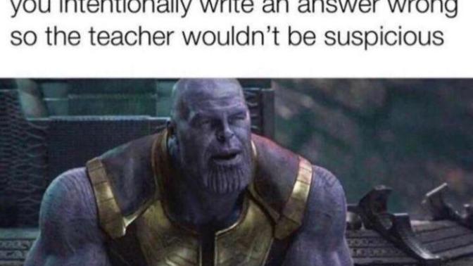 Have you ever cheated on a test?