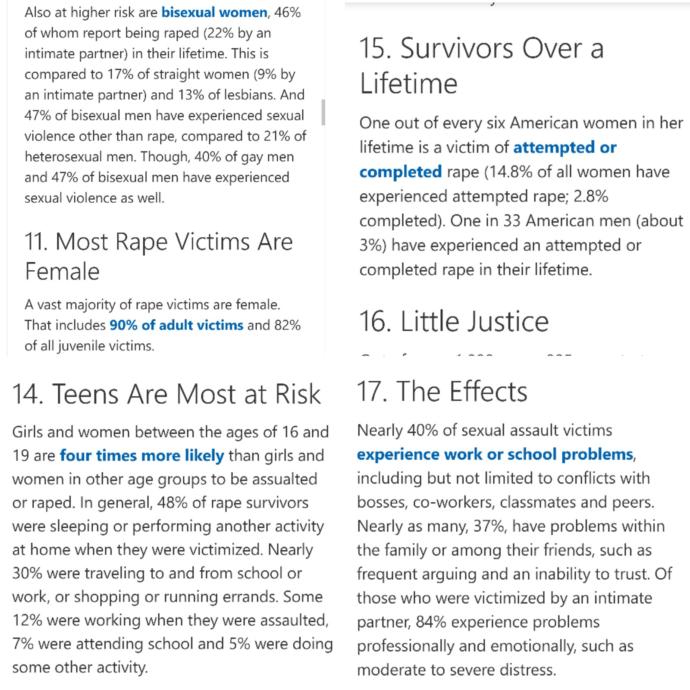 Do women and girls get more sexually molested than guys and boys?