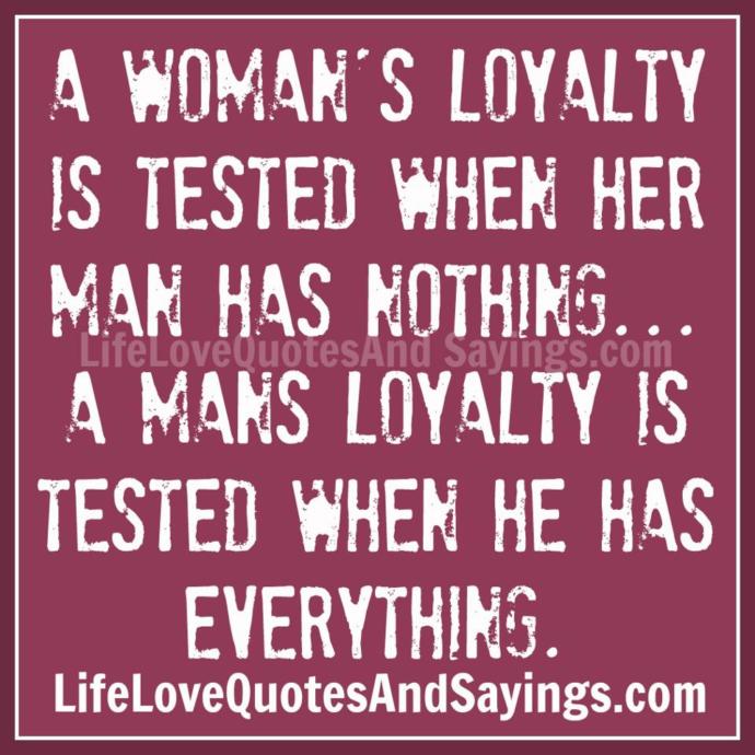 Are women loyal?