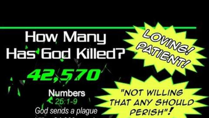 Vote before you watch the video... who do you think is more violent, God or the Devil?