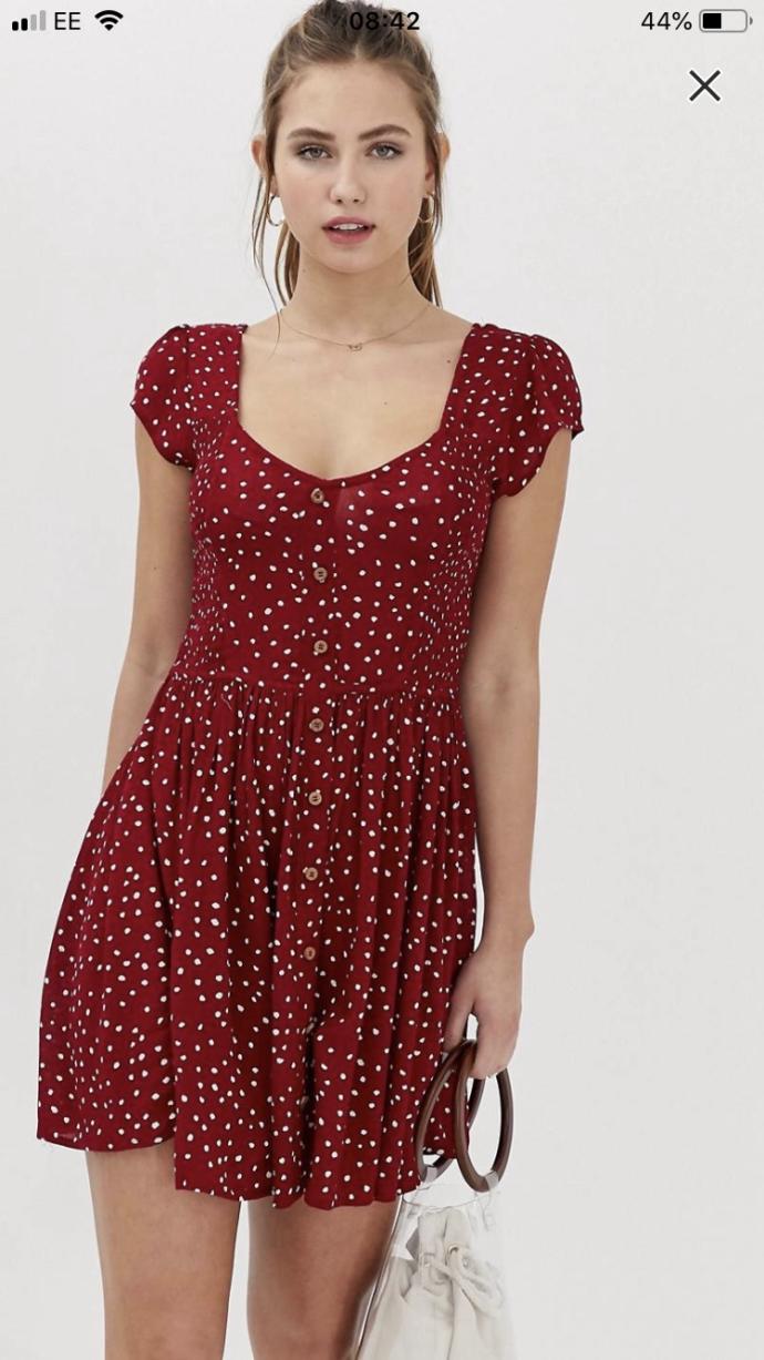 Which red dress?